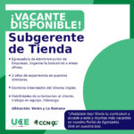 Subgerente de Tienda