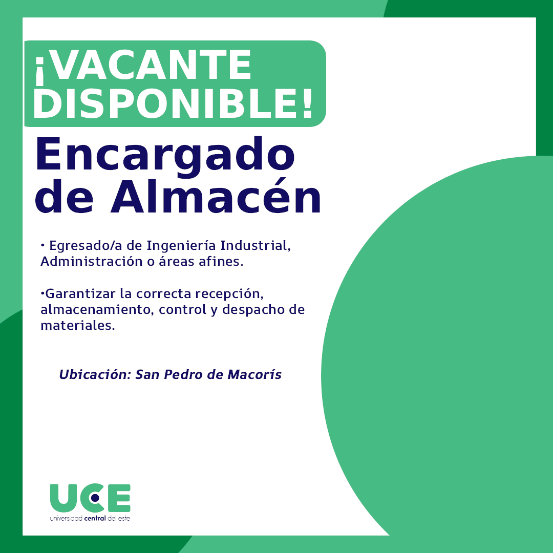 En este momento estás viendo Encargado de Almacén