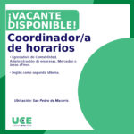 Coordinador/a de Horarios